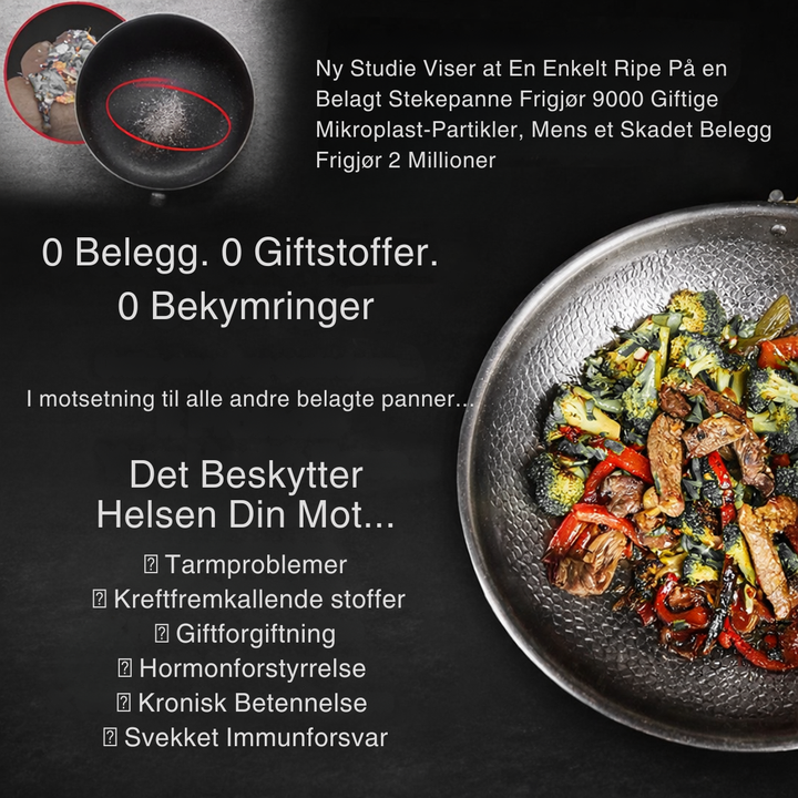 Titan Wokpanne med Flat Bunn