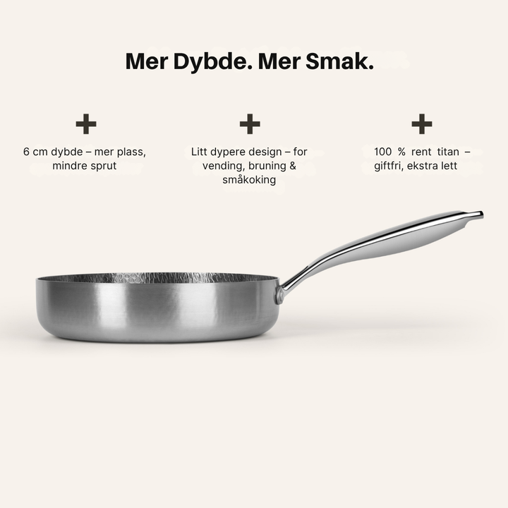 Titankjokken Hamret Pannesett Pro