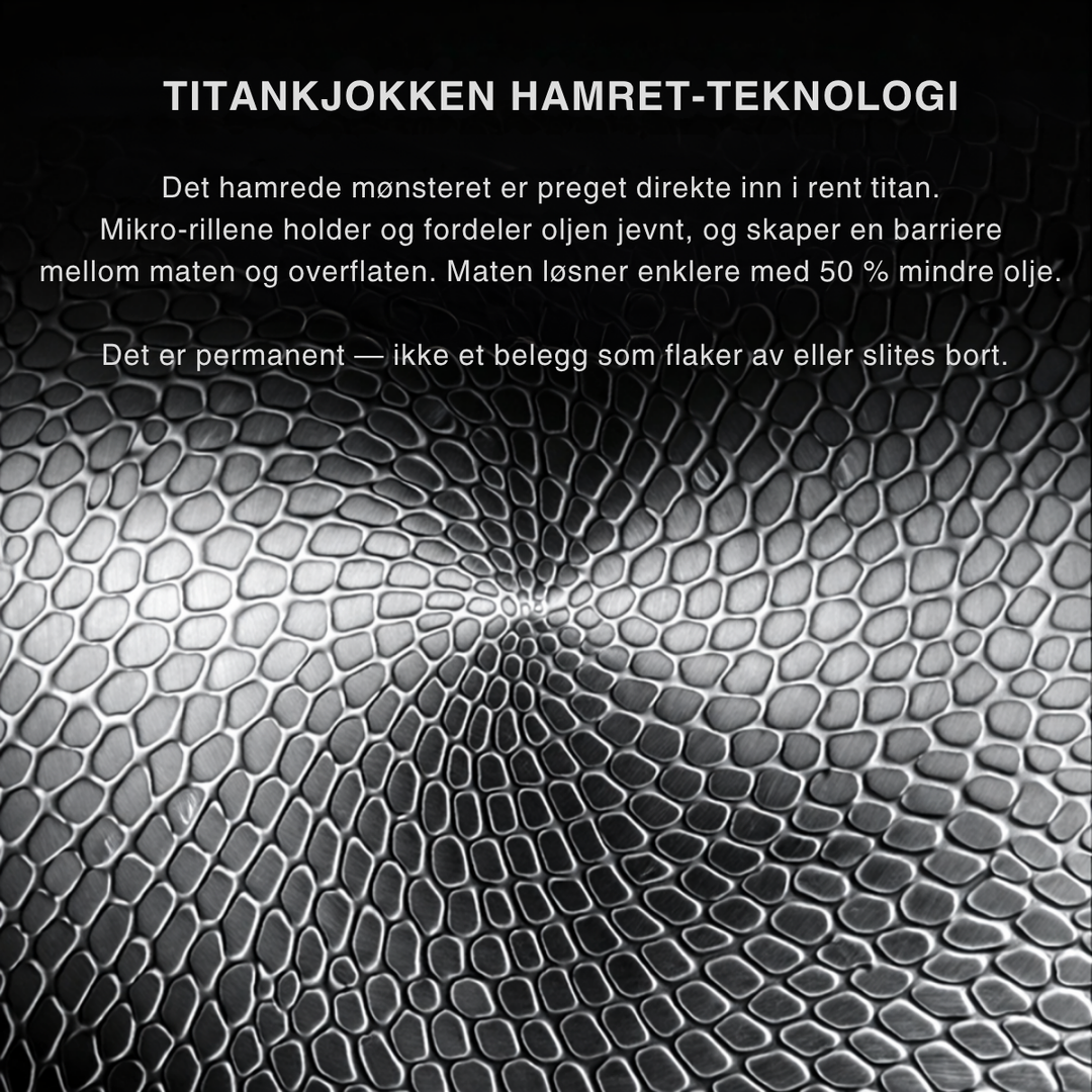 Titan Wokpanne med Flat Bunn